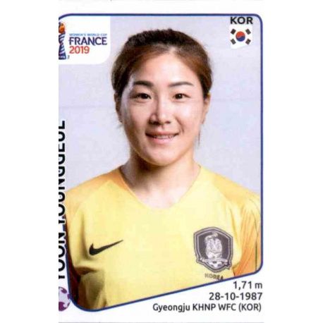 Yoon Younggeul South Korea 45 Panini Fifa Women's World Cup France 2019 