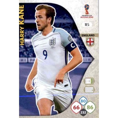 Harry Kane Inglaterra 115 Adrenalyn XL Russia 2018 