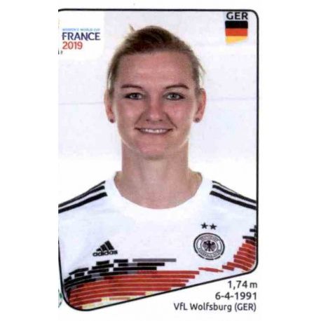 Alexandra Popp Germany 117 Panini Fifa Women's World Cup France 2019 