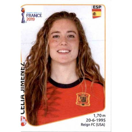 Celia Jiménez Spain 147 Panini Fifa Women's World Cup France 2019 