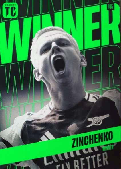 Offer Cards Oleksandr Zinchenko Winner Arsenal Panini Top Class