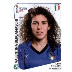 Valentina Bergamaschi Italy 209 Panini Fifa Women's World Cup France 2019 