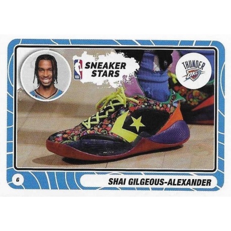 Shai Gilgeous-Alexander -Oklahoma City Thunders Sneaker Stars 40