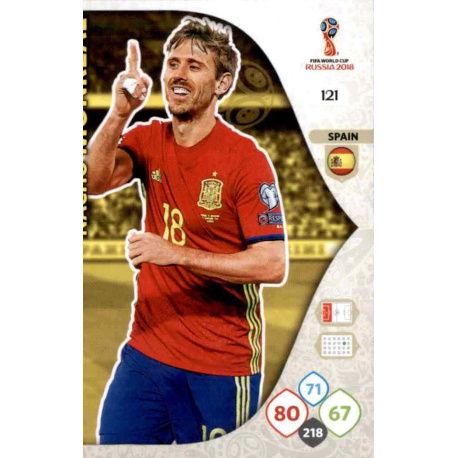 Nacho Monreal España 121 Adrenalyn XL World Cup 2018 