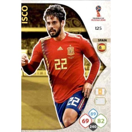 Isco España 125 Adrenalyn XL Russia 2018 