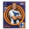 Oferta Cromo Jutta Rantala Finlandia Topps Women's Euro 2025 Sticker Collection