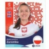 Soccer Sticker Aleksandra Zaremba Poland Topps Womens Euro 2025 Sticker