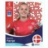 Sale Online Emma Færge Denmark Topps Uefa Women's Euro 2025 Sticker