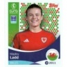Oferta Cromo Hayley Ladd Gales Topps Uefa Women's Euro 2025 Sticker