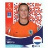 Soccer Sticker Lynn Wilms Netherlands Topps Uefa Women's Euro 2025 Sticker