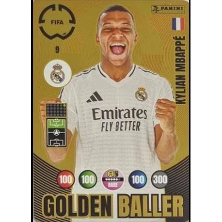Kylian Mbappé Golden Baller Real Madrid 9