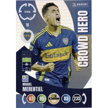 Miguel Merentiel Crowd Hero Boca Juniors 18