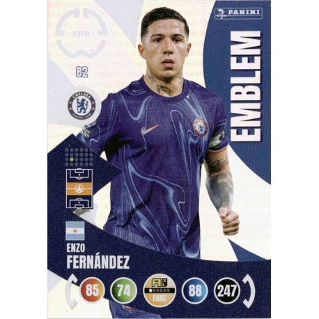 Enzo Fernández Emblem Chelsea 82