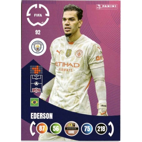Ederson Manchester City 92