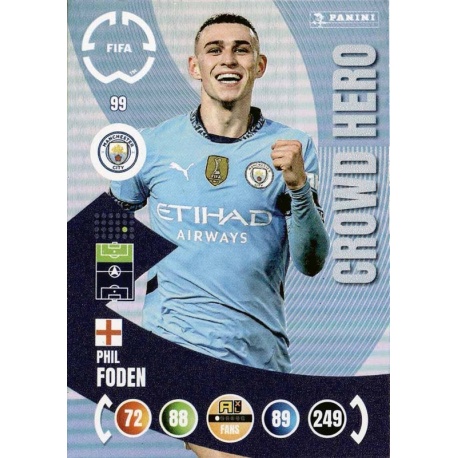 Phil Foden Crowd Hero Manchester City 99