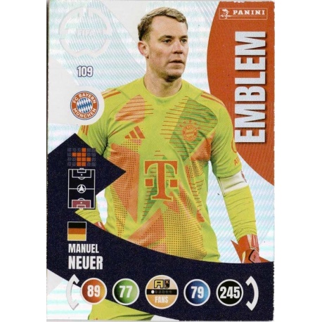 Manuel Neuer Emblem Bayern Munich 109
