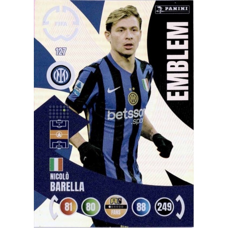 Nicolo Barella Emblem Inter Milan 127