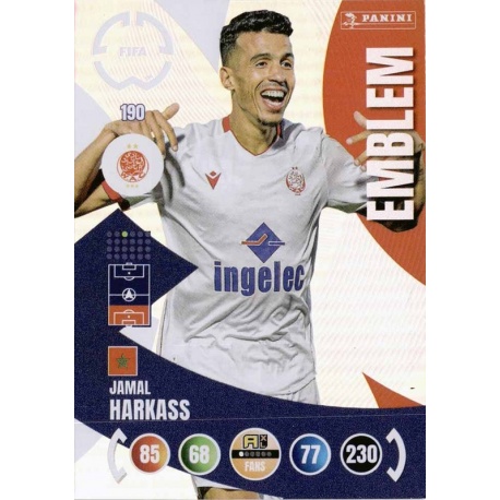 Jamal Harkass Emblem Wydad AC 190