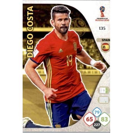 Diego Costa España 135 Adrenalyn XL World Cup 2018 