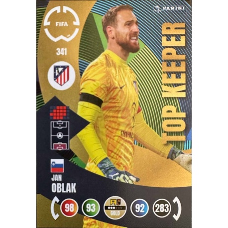 jan Oblak Top Keeper Atlético Madrid 341