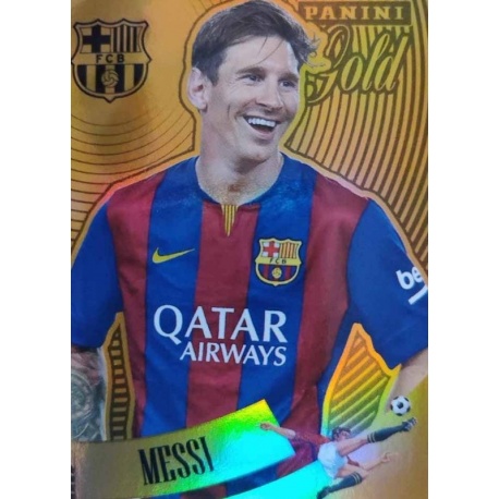 Messi Panini Gold 100