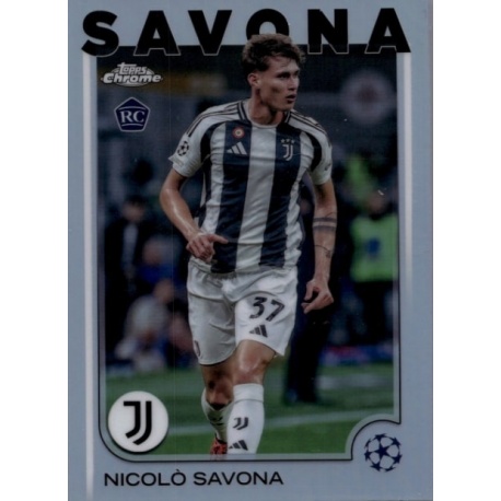 Nicolò Savona Refractor Juventus 46