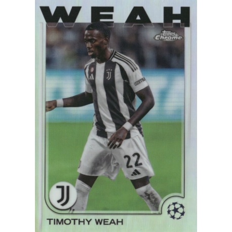 Timothy Weah Refractor Juventus 88