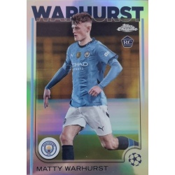 Matty Warhurst Refractor Manchester City 92