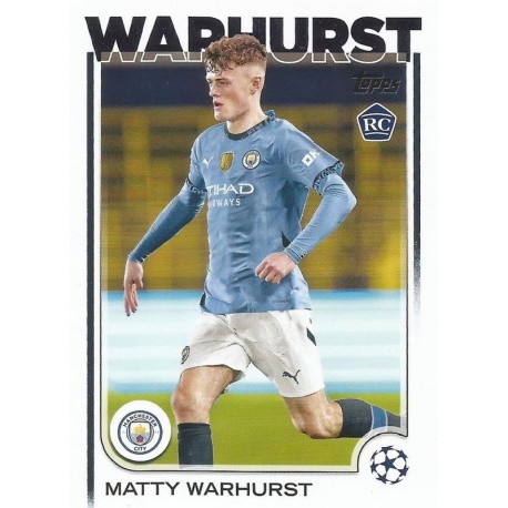 Matty Warhurst RC Manchester City 92