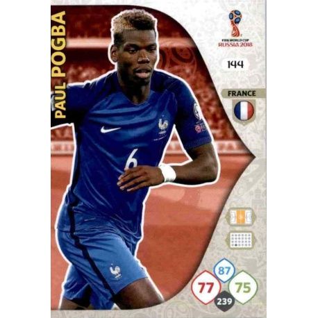 Paul Pogba Francia 144 Adrenalyn XL World Cup 2018 