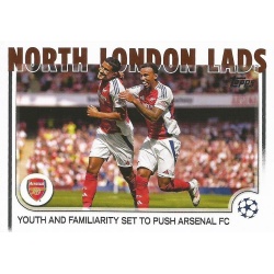 North London Lads Combo Card Arsenal 187