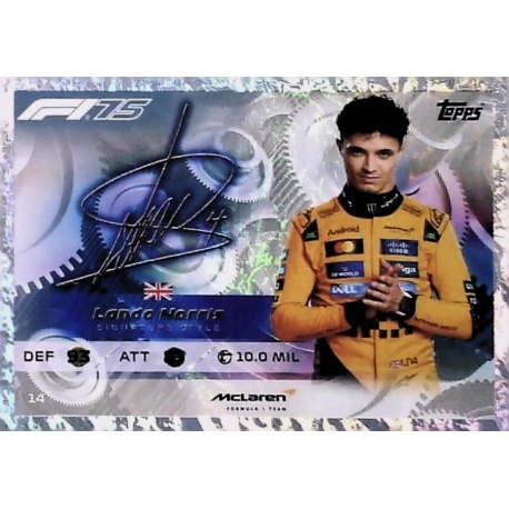 Lando Norris Signature Style 14