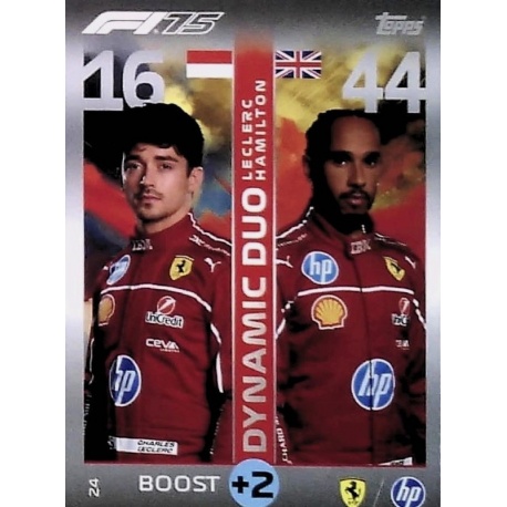 Charles Leclerc - Lewis Hamilton Ferrari 24