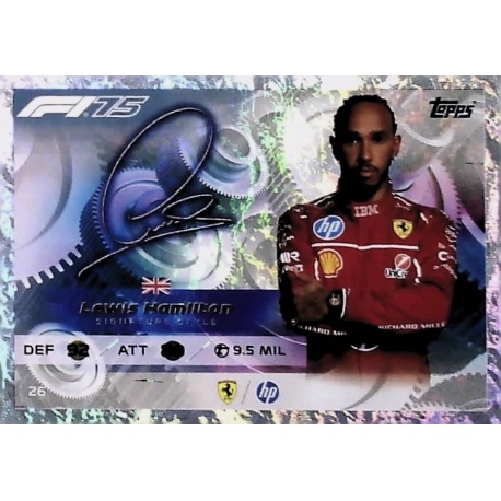 Lewis Hamilton Signature Style 26