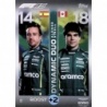 Cromos de F1 Fernando Alonso - Lance Stroll Aston Martin Topps Turbo Attax 2025