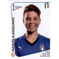 Manuela Giugliano Italy 205 Panini Fifa Women's World Cup France 2019 