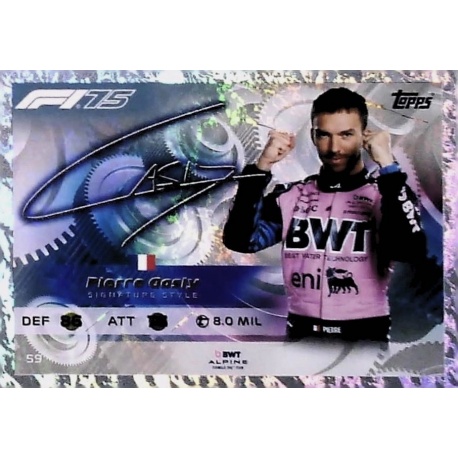 Pierre Gasly Signature Style 59