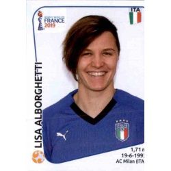 Lisa Alborghetti Italy 206 Panini Fifa Women's World Cup France 2019 