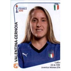 Valentina Cernoia Italy 208 Panini Fifa Women's World Cup France 2019 