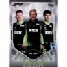 Turbo Attax Shop Hulkenberg - Wheatley - Bortoleto Sauber Cromos Turbo Attax F1 2025