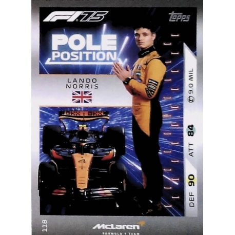 Lando Norris Pole Position 118