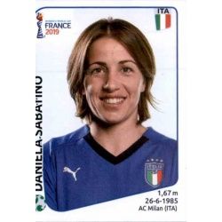 Daniela Sabatino Italy 212 Panini Fifa Women's World Cup France 2019 