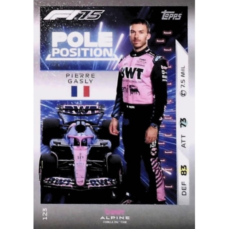 Pierre Gasly Pole Position 123