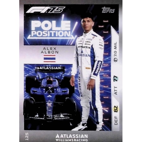 Alex Albon Pole Position 125