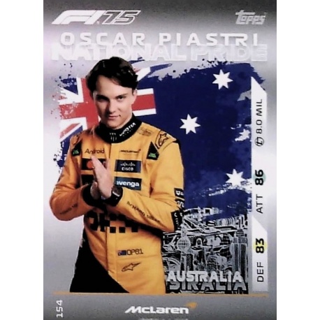 Oscar Piastri - Australia Pride National 154