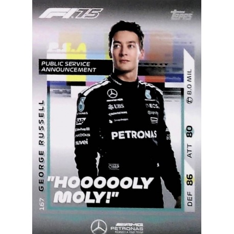 George Russell PSA 167