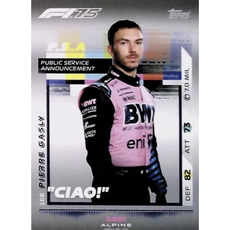 Pierre Gasly PSA 168