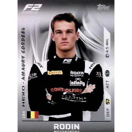 Amaury Cordeel F2 Team and Hero 194