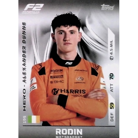 Alexander Dunne F2 Team and Hero 195
