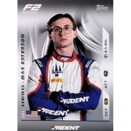 Max Esterson F2 Team and Hero 201